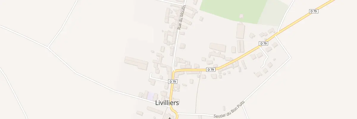 Plan du 1 Rue de Romesnil à Livilliers