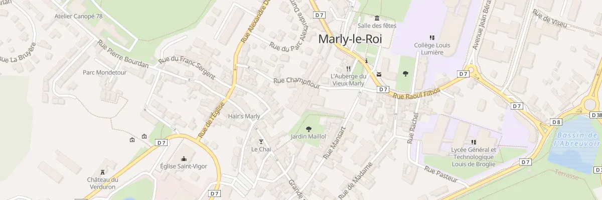 Plan du 18 Rue Champflour à Marly-le-Roi