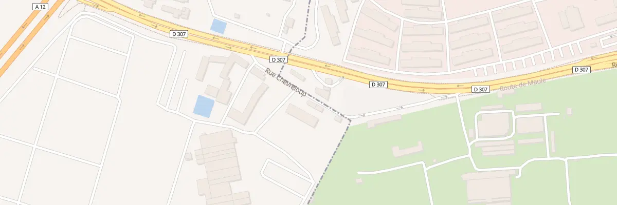 Plan du 4 Rue de Chèvreloup à Bailly