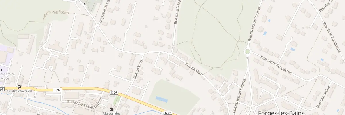 Plan du 27 Rue de Vaux à Forges-les-Bains