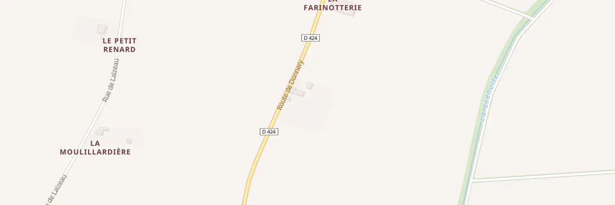 Plan du 1555 Rte de Donnery à Traînou