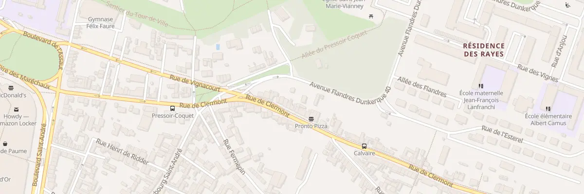 Plan du 47 Rue de Clermont à Beauvais