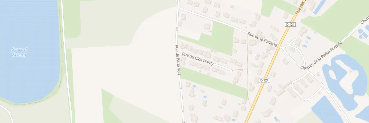 Plan du 2 Rue du Clos Hardy à Traînou