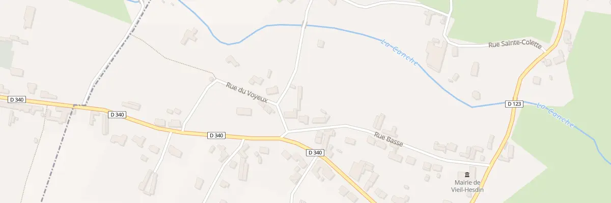 Plan du 3 Rue Basse à Vieil-Hesdin