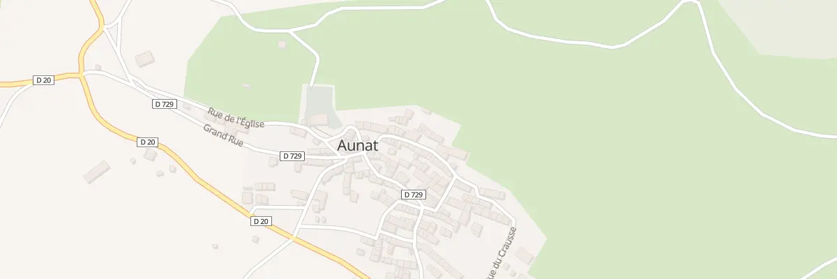 Plan du 8 Le Village à Aunat