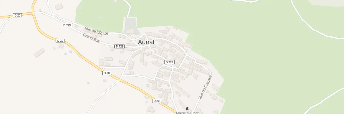 Plan du 31 Le Village à Aunat