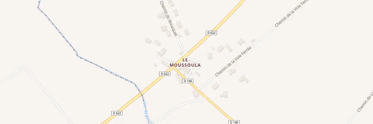 Plan du 1 Rue Le Moussoula à Lescout