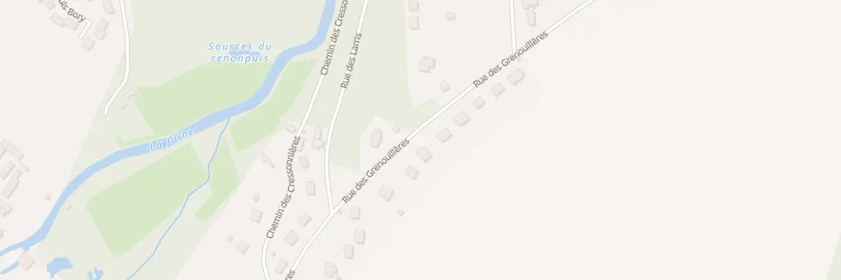 Plan du 448 Rue des Grenouillères au Mérévillois