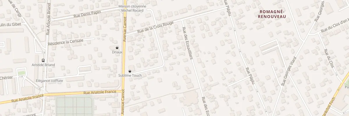 Plan du 12 Rue Francaise à Conflans-Sainte-Honorine