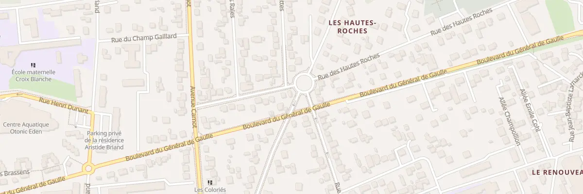 Plan du 26 Rue des Hautes Roches à Conflans-Sainte-Honorine