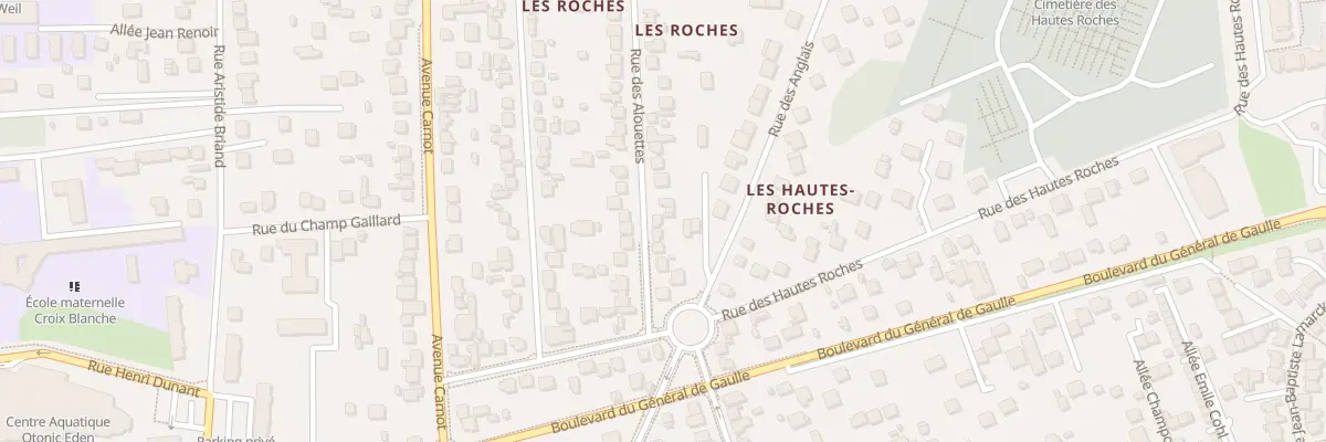 Plan du 12 Rue des Alouettes à Conflans-Sainte-Honorine