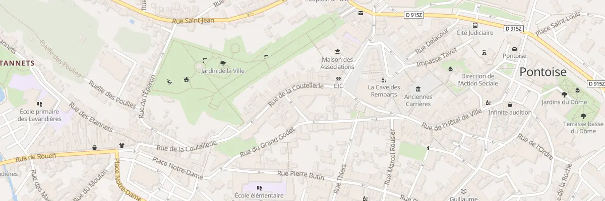 Plan du 9 Rue de la Coutellerie à Pontoise
