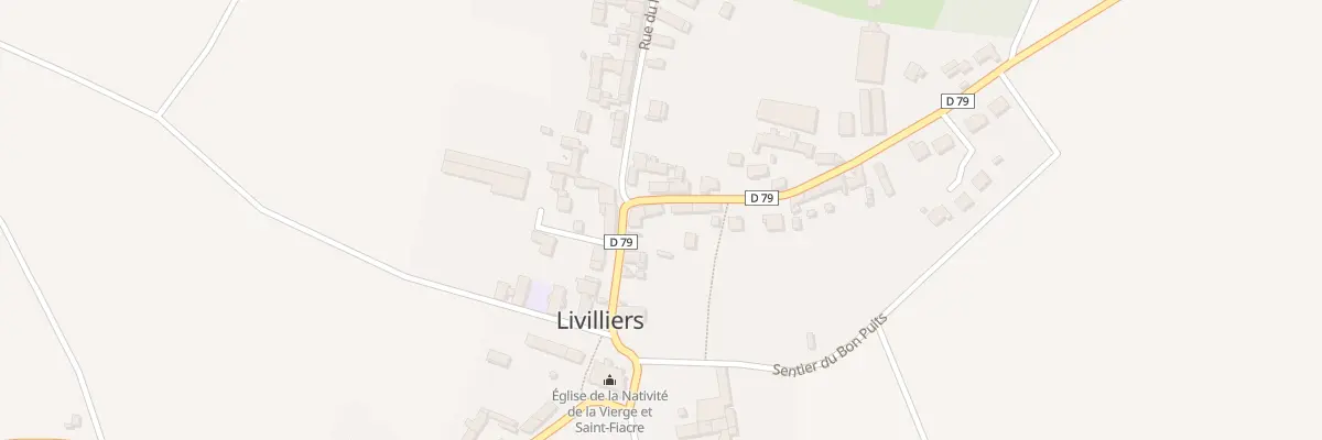 Plan du 3 Rue de Paris à Livilliers