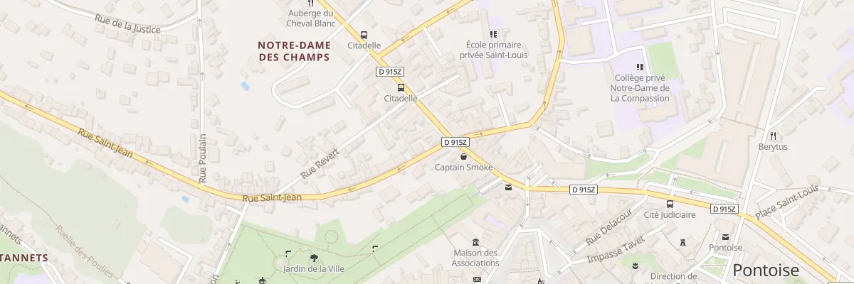 Plan du 2 Rue Saint Jean à Pontoise