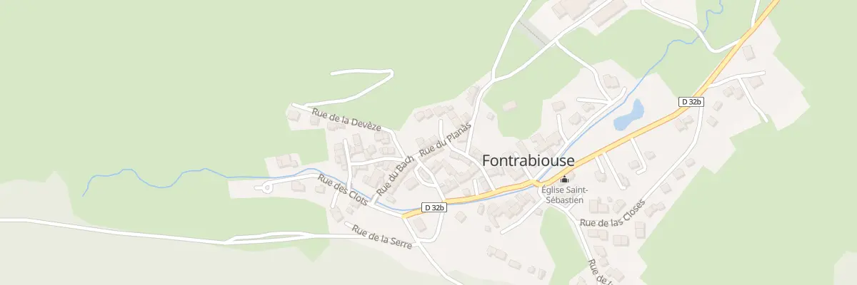 Plan du 10 Al Planas à Fontrabiouse