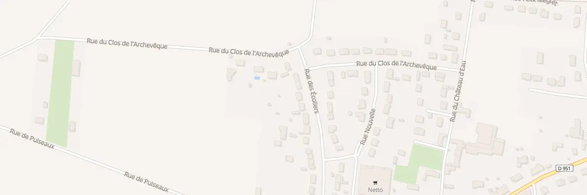 Plan du 27 Rue des Ecoliers à Darvoy