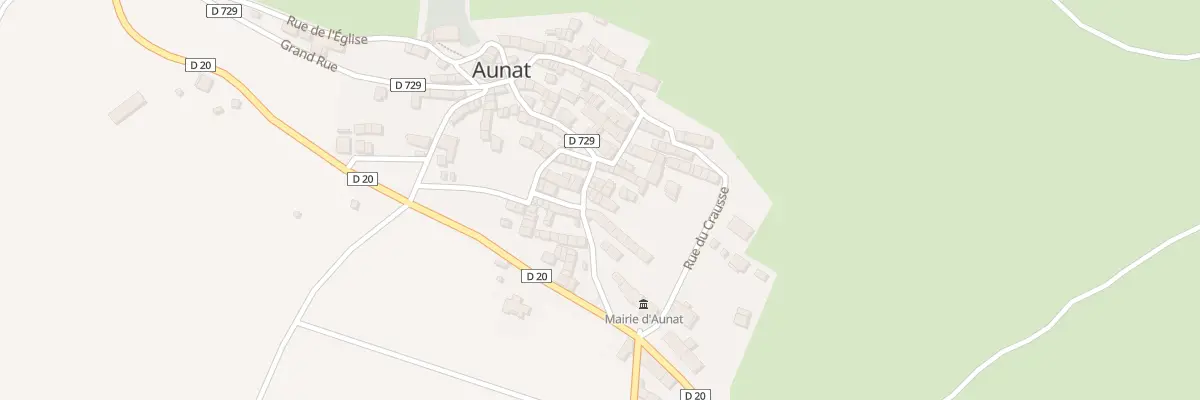 Plan du 106 Le Village à Aunat