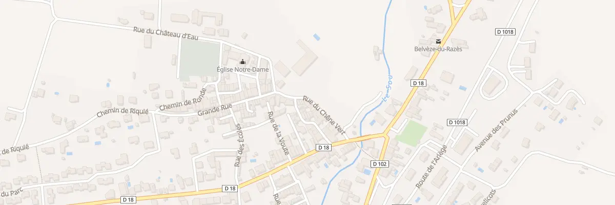 Plan du 39 Rue du Chêne Vert à Belvèze-du-Razès
