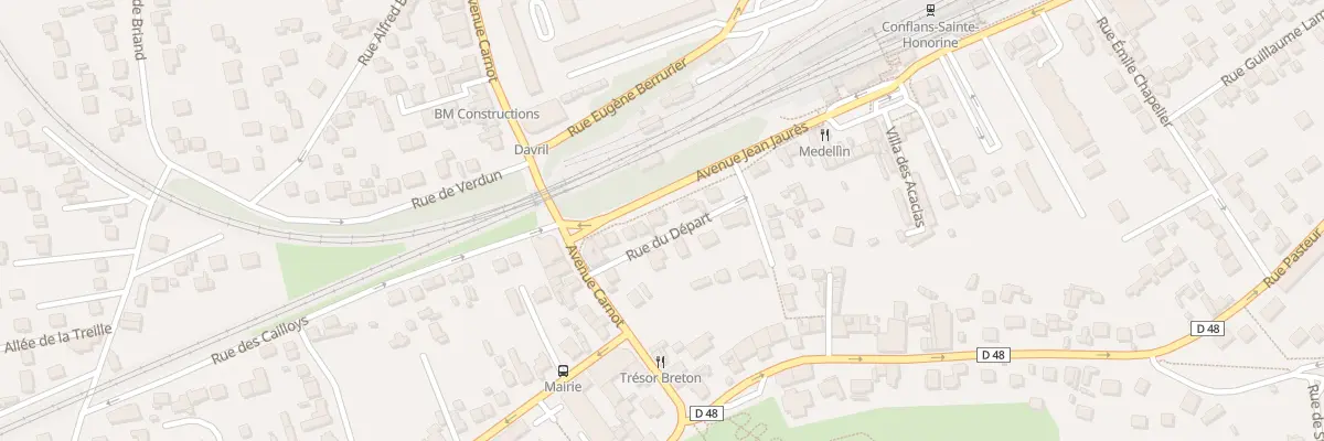 Plan du 7 Rue du Départ à Conflans-Sainte-Honorine
