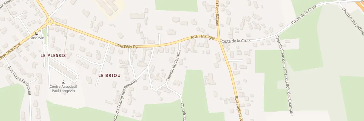 Plan du 44 Che du Perdrier à Vierzon
