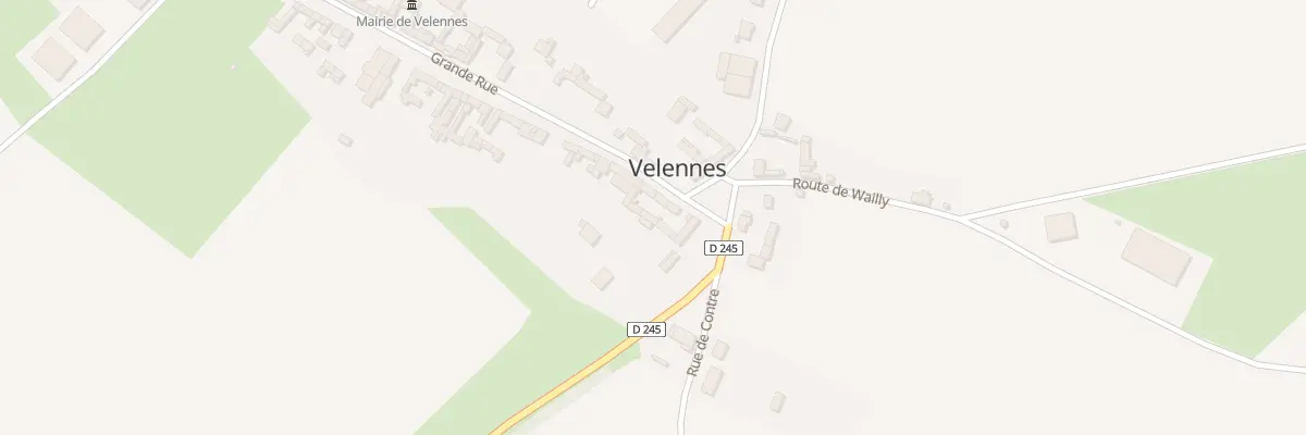 Plan du 2B Gr Grande Rue à Velennes