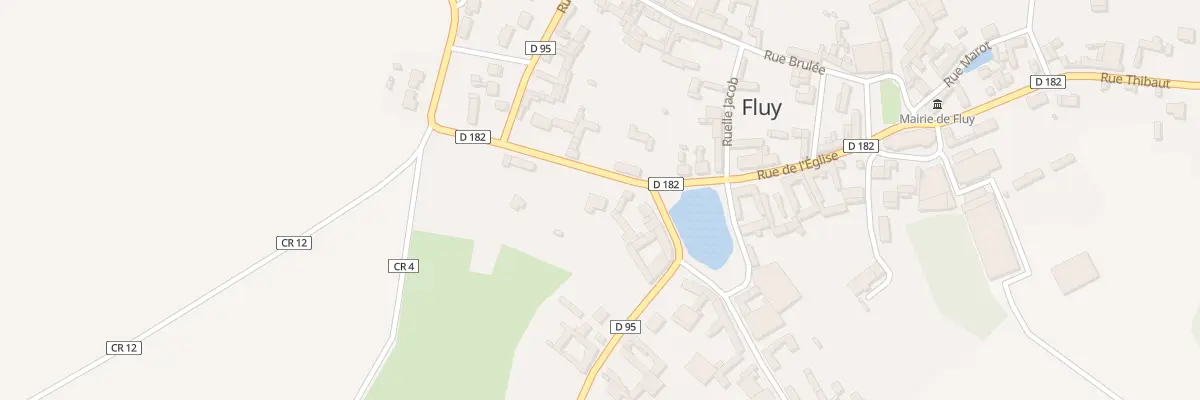 Plan du 10 Rue de la Gde Mare à Fluy