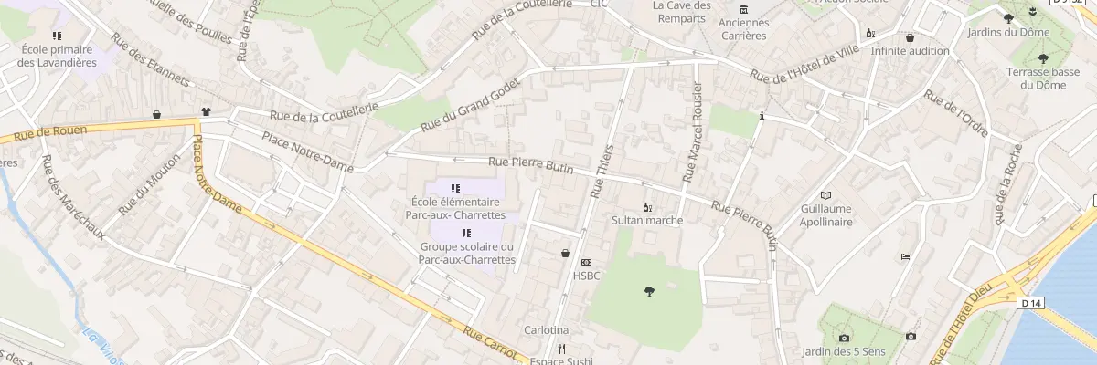 Plan du 77 Rue Pierre Butin à Pontoise