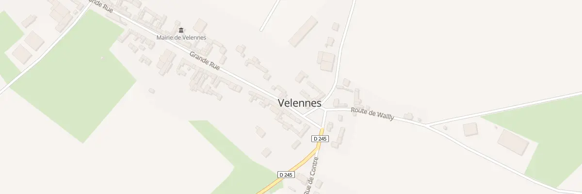 Plan du 1 Gr Grande Rue à Velennes
