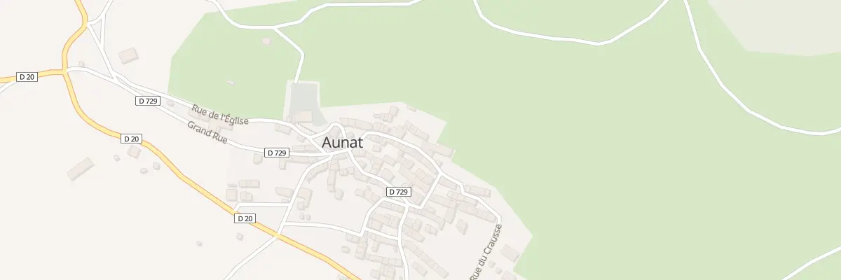 Plan du 9 Le Village à Aunat