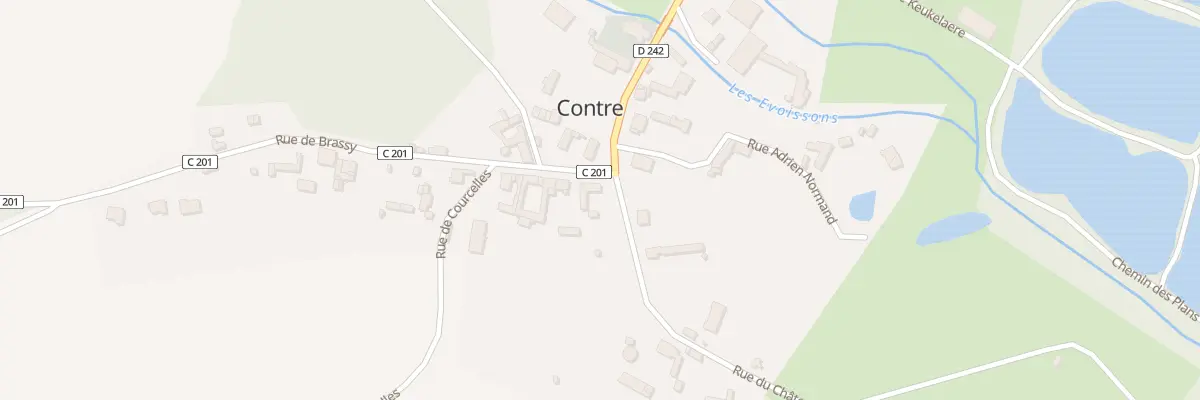 Plan du 2 Pl de la Mairie à Contre