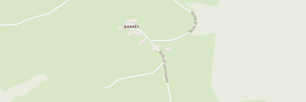Plan du 5018 Barres à Labastide-du-Haut-Mont