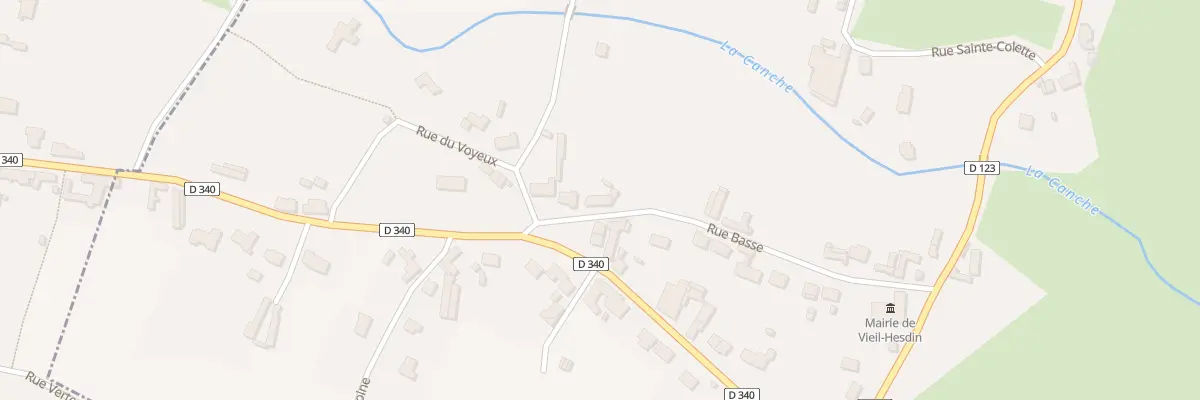 Plan du 5 Rue Basse à Vieil-Hesdin