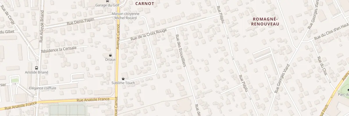 Plan du 47 Rue des Ecouvilliers à Conflans-Sainte-Honorine