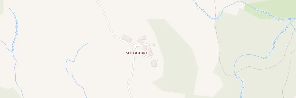 Plan du 5268 Septaubre à Goulles