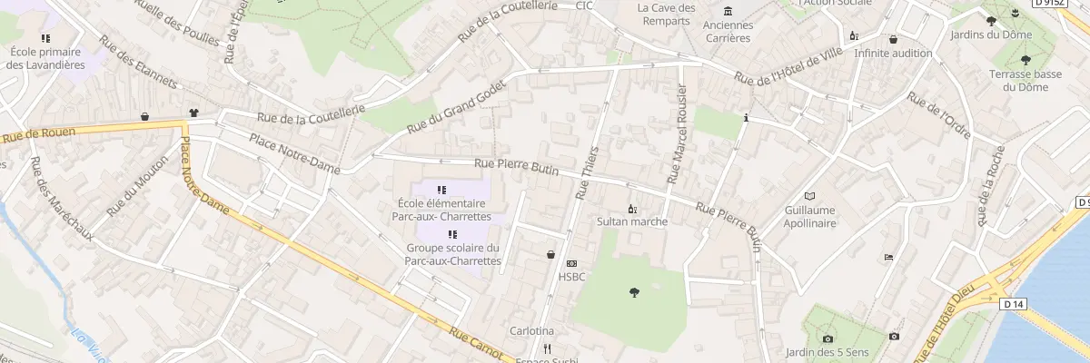 Plan du 75 Rue Pierre Butin à Pontoise