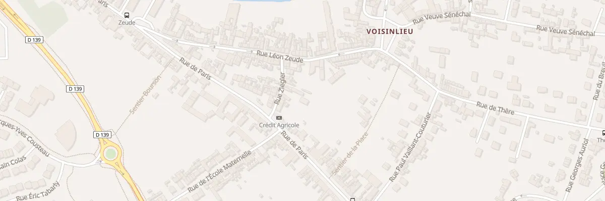 Plan du 7 Rue Ziegler à Beauvais