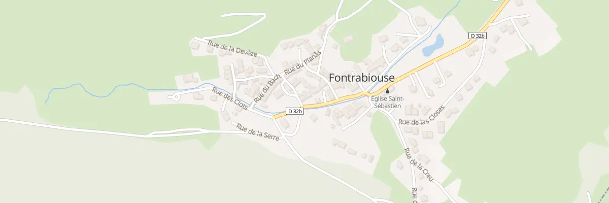 Plan du 93 Le Village à Fontrabiouse