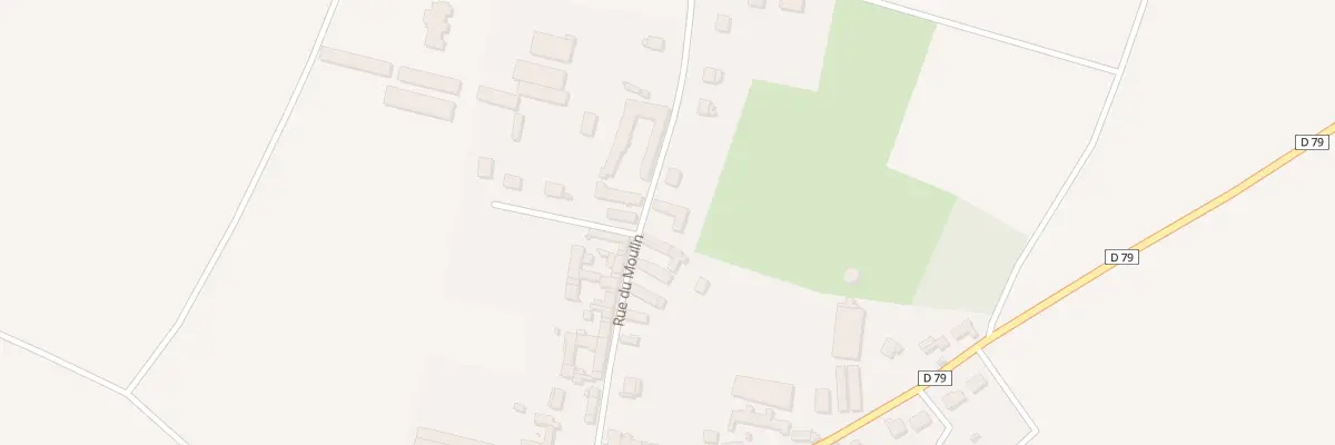 Plan du 12 Rue du Moulin à Livilliers