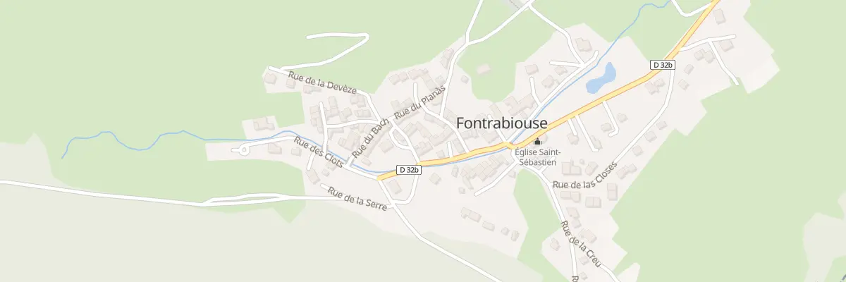 Plan du 11A Le Village à Fontrabiouse