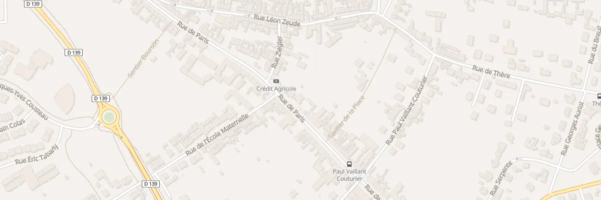 Plan du 119 Rue de Paris à Beauvais