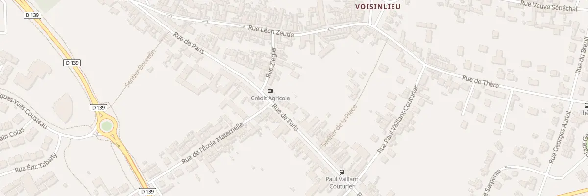 Plan du 117 Rue de Paris à Beauvais