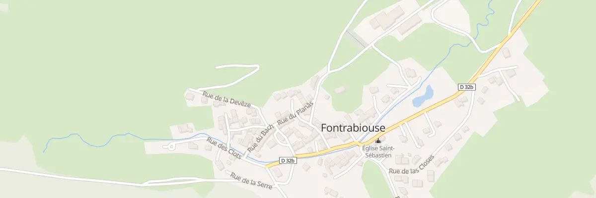 Plan du 4 Rue du Planas à Fontrabiouse