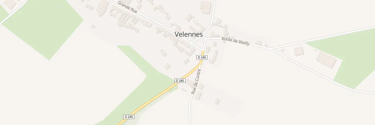 Plan du 1B Chemin de Conty à Velennes