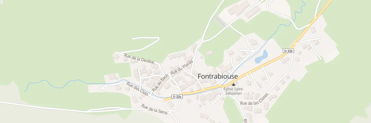 Plan du 26 Le Village à Fontrabiouse