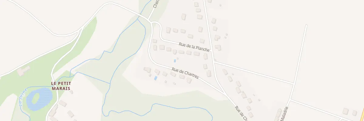 Plan du 7 Rue de la Planche à Autruy-sur-Juine