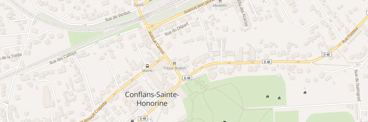 Plan du 6 Av Carnot à Conflans-Sainte-Honorine