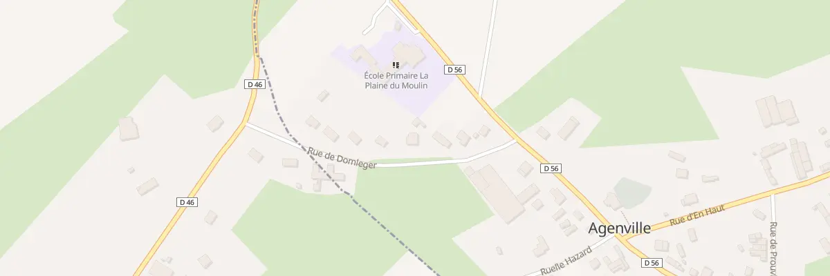 Plan du 6 Rue de Domléger à Agenville