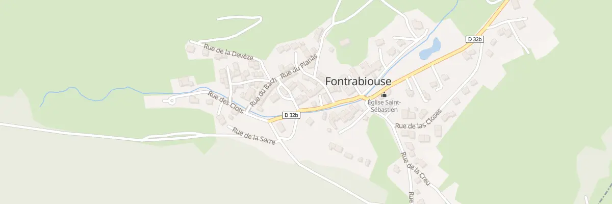 Plan du 10 Le Village à Fontrabiouse