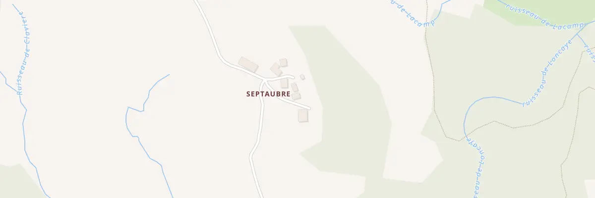 Plan du 5110 Septaubre à Goulles