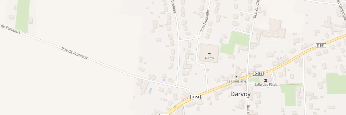 Plan du 5 Rue des Ecoliers à Darvoy